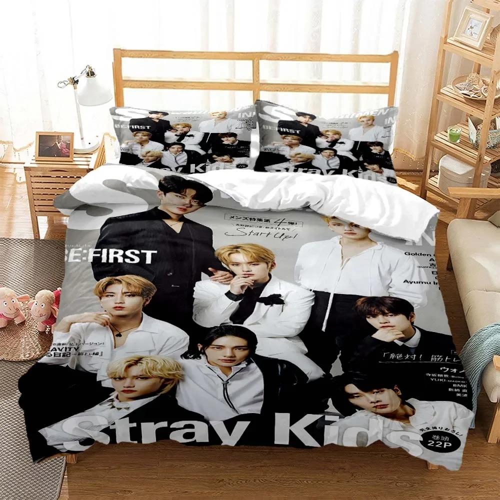 Streunende Kinder Fashion Men'S Group 3D Printed Bedding Queen Bedding Set Soft And Comfortable Customized King Size Bedding Set