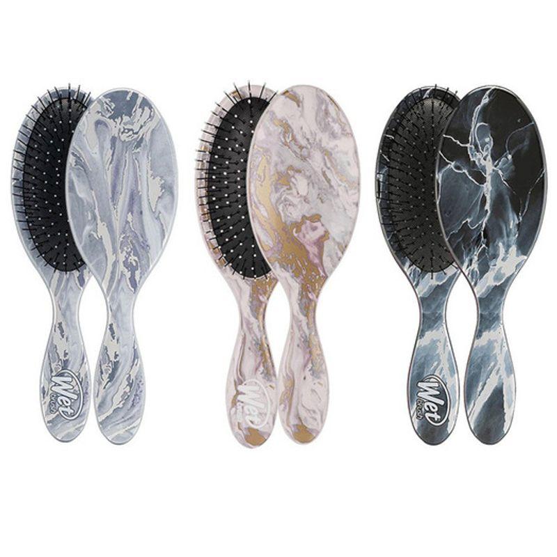 WetBrush Wetbrush Hairbrush Original Detangler Metallic Marble Silver