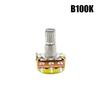 5Pcs Wh148N 15Mm Single Potentiometer B Type Variable Resistor Volume Control Potentiometer Audio Amplifier Electronic Circuit