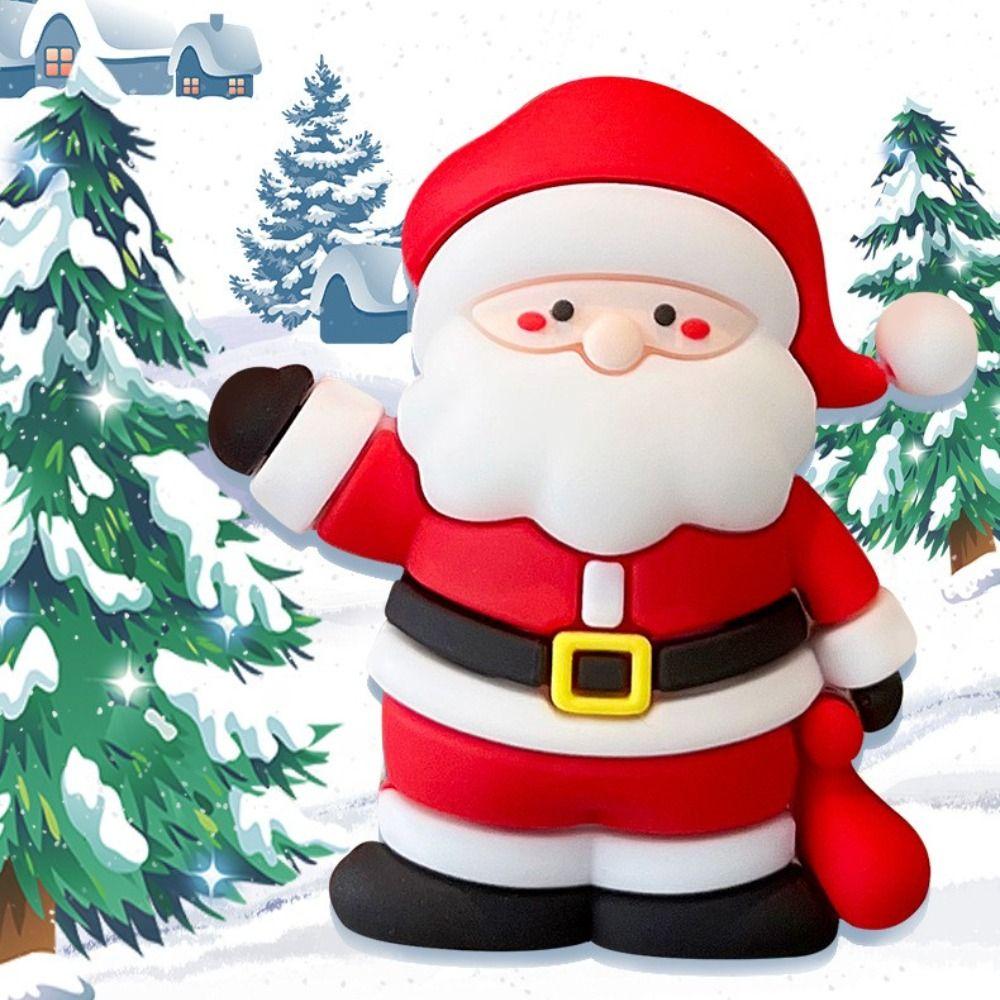 Keys Ring Bag Ornaments Christmas KeyRing Snowmen Keychain 3D Doll Keychain Santa Claus Keychain