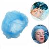 10PCS/Set Disposable Hair Shower Cap Non Woven Pleated Anti Dust Hat Hotel Salon Supplies Set Blue Color