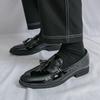 Brand Tassel Loafers Shoes Men Slip on Driving  Mens Comfortable Leather Shoes Men Wedding Trends Business Casual Shoes