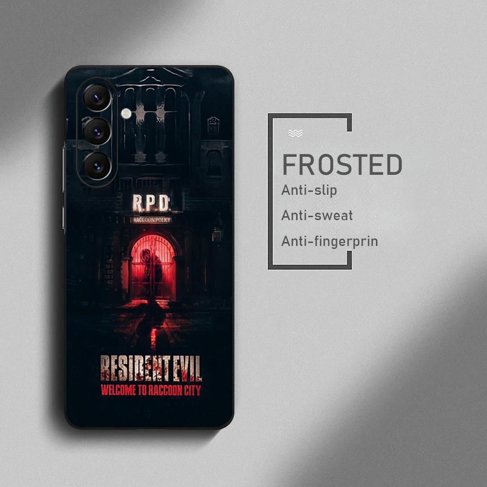 

Hot Resdent EVIL Game 2 Cool Phone Case For Samsung Galaxy S26 S25 S24 S23 S22 S21 Plus Ultra Note20 Soft Black Galaxy S23+
