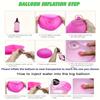 1Pc Durable Rubber Transparent Bubble Ball for Youngsters - Large Inflatable Play Ball for Outdoor Fun Packaging Inflatable Toys