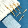 Mehrere Stile Lesezeichenform Herstellung Epoxidharz Schmuck DIY Basteln Silikonform