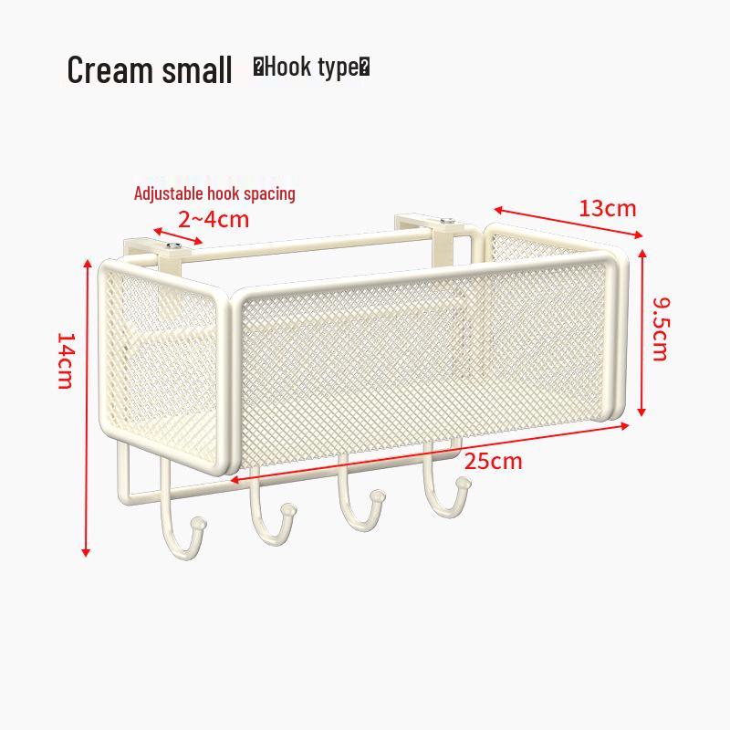 Adjustable Dormitory Bedside Hanging Storage Basket & Rack