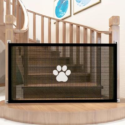 Faltbarer Hundezaun, tragbares Sicherheitstor, faltbarer Maschendrahtzaun, geeignet für kleine Hunde – verstellbar, kindersicher, geeignet für Flure, Türen