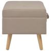 VidaXL Tabouret de Rangement Siège Pouf Coffre de Rangemen Boîte de Stockage Repose-Pied Salon Chambre à Coucher Intérieure 247518