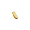 14K Gold Plated Colorfast Beveled Hole Long Strip Seed Beads for DIY Weaving and Handmade Crafts
