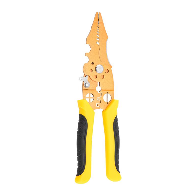 1 Stück Multifunktionale Faltbare Abisolierzange Crimpzange Kabelschneider Zange Elektriker Kabel Schneiden Verdrahten Ziehen Abisolierwerkzeuge
