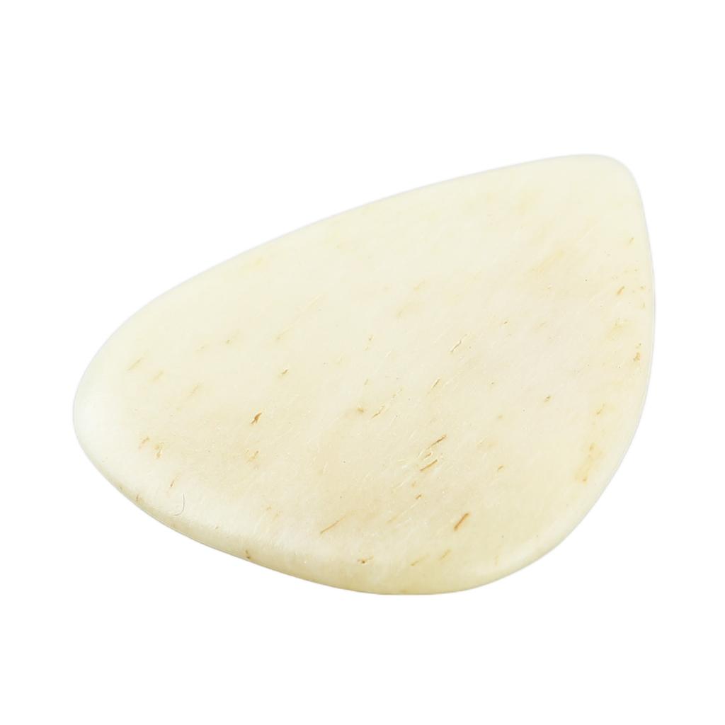 Guitar Pick Ox Bone Skidproof Easy Playing Plucking Pick Accessory for Performance Flat Surfaces