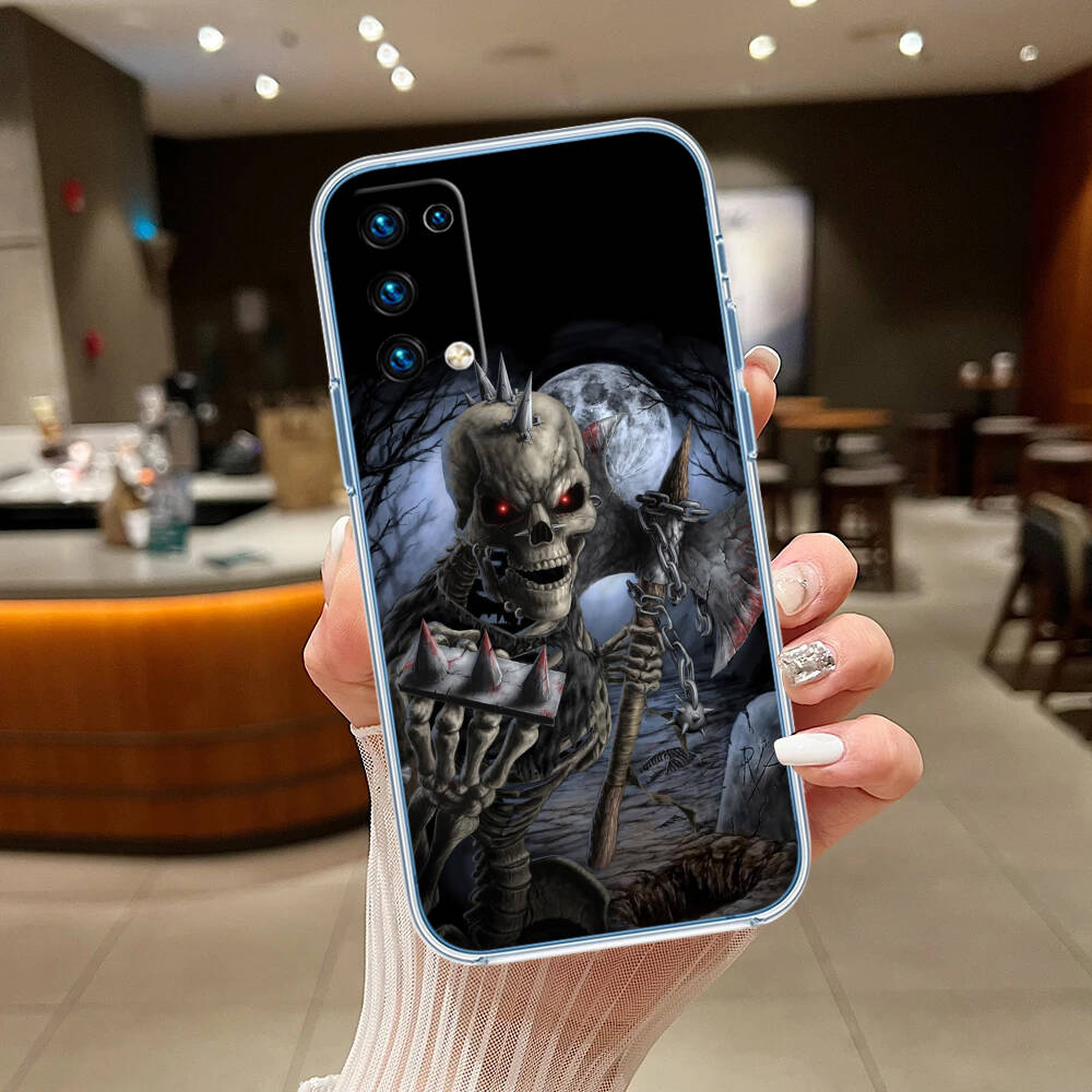 Skeleton Skull Phone Case for Motorola G14 G15 G24 G30 G31 G32 G34 G41 G42 G51 G52 G50 G60S G60 G62 G72 G71 G73 G84 G85 G200 E32