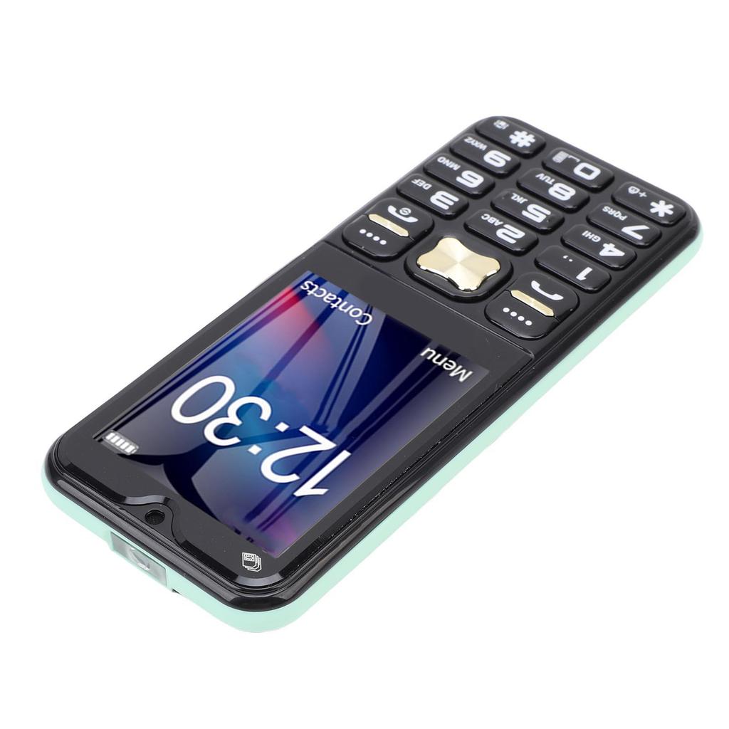 2G Unlocked Cell Phone 3600mAh Basic Mobile Phone with HD Screen Flashlight 3 SIM Card FM T798