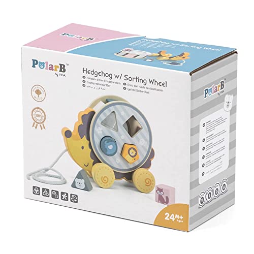 PolarB Polar B Piggsvin Sortering Trekkeleke, Bursdagsgave, Formmatching, TYPR44025, 20,2 x 9,7 x 16,3 cm (x 1)