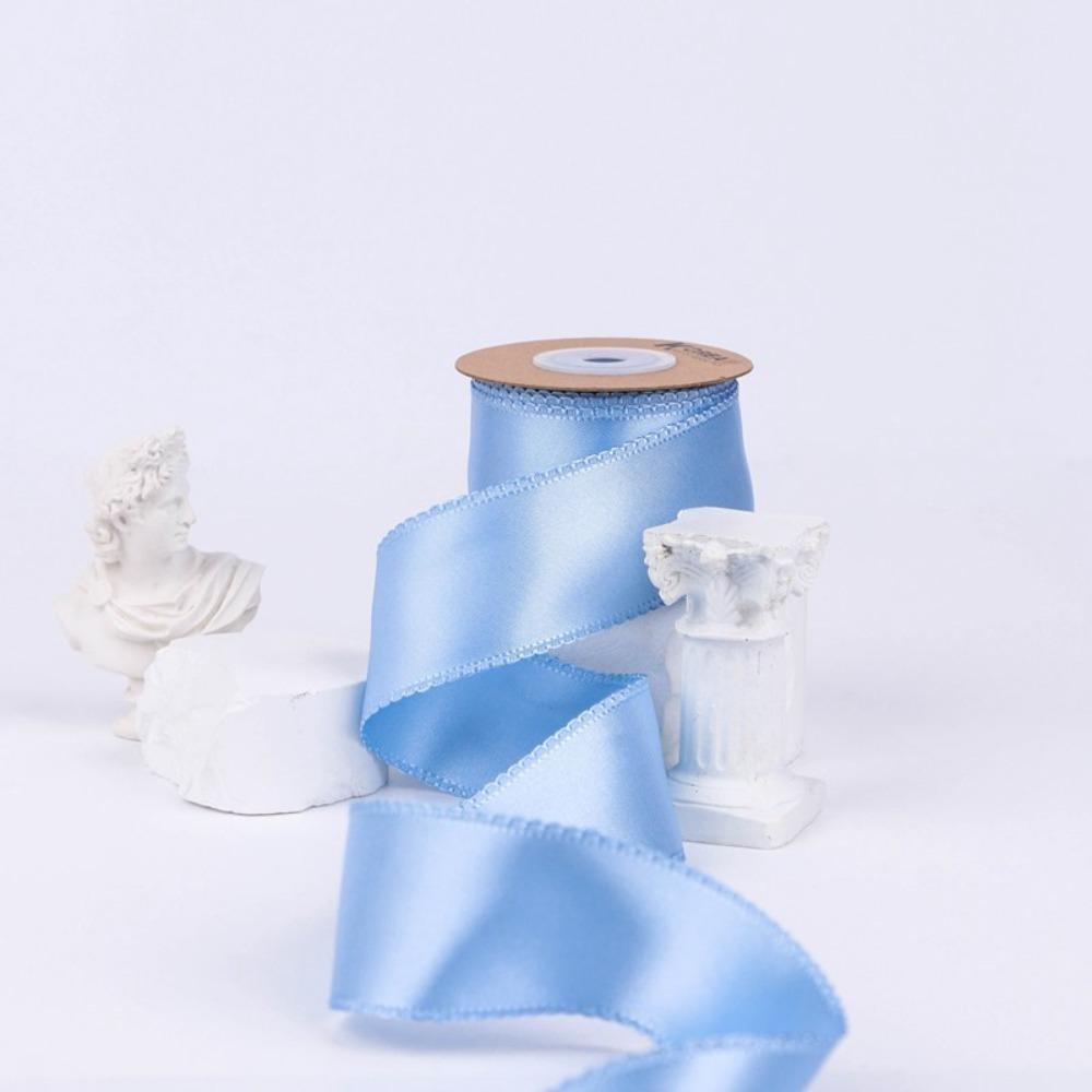 10 Yards 40MM Polyester Satin Ribbon DIY Crafts Double-sided Gift Wrapping Tape Make Bowknots Handmade Carfts Lace Ribbon Cloth