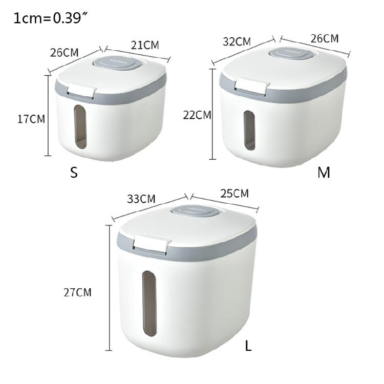 Rice Bucket Storage Box Dispenser Container Grain Jar Kitchen Organizer