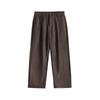 HAUT TON Men's Bamboo Weave Pleated Casual Trousers