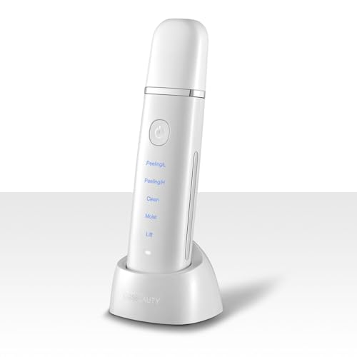 COSBEAUTY Aqua Peeling Pro EX Facial Beauty Device, Water Peeling, Ultrasonic, Pore Care, Cleansing, Exfoliation, Gift-Ready, Unisex, COSBEAUTY