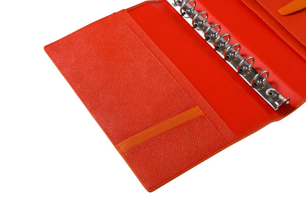 Franklin Planner Color Noblesse III Binder, Classic, 20mm, Orange, 64346