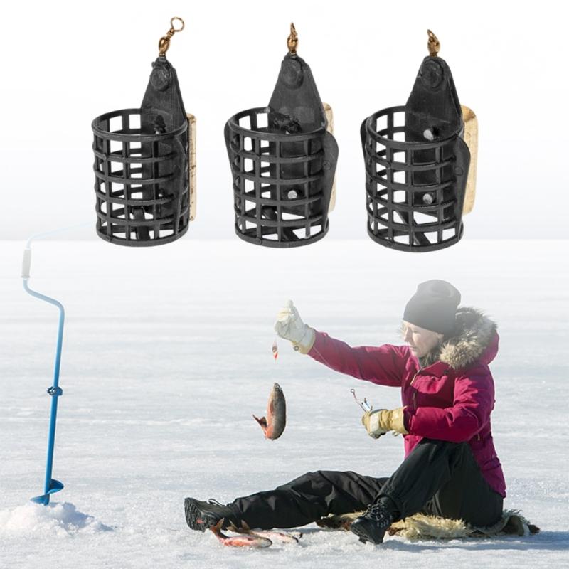 Feeders Basket Cage Basket Trap Lure Holder 20g/30g/40g Fishing Lure Cage Fishing Tackle Feeders Cage Easy to Carry