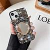 For IPhone16 Rhinestone Phone Case for Apple 15Promax Female 14 Mirror XR Light Luxury Style 8 Bear SE3