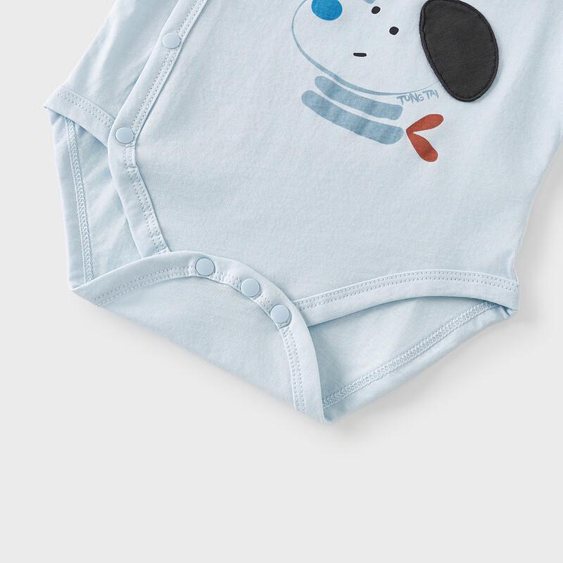 TONGTAI Baby Short Sleeve Cotton Romper