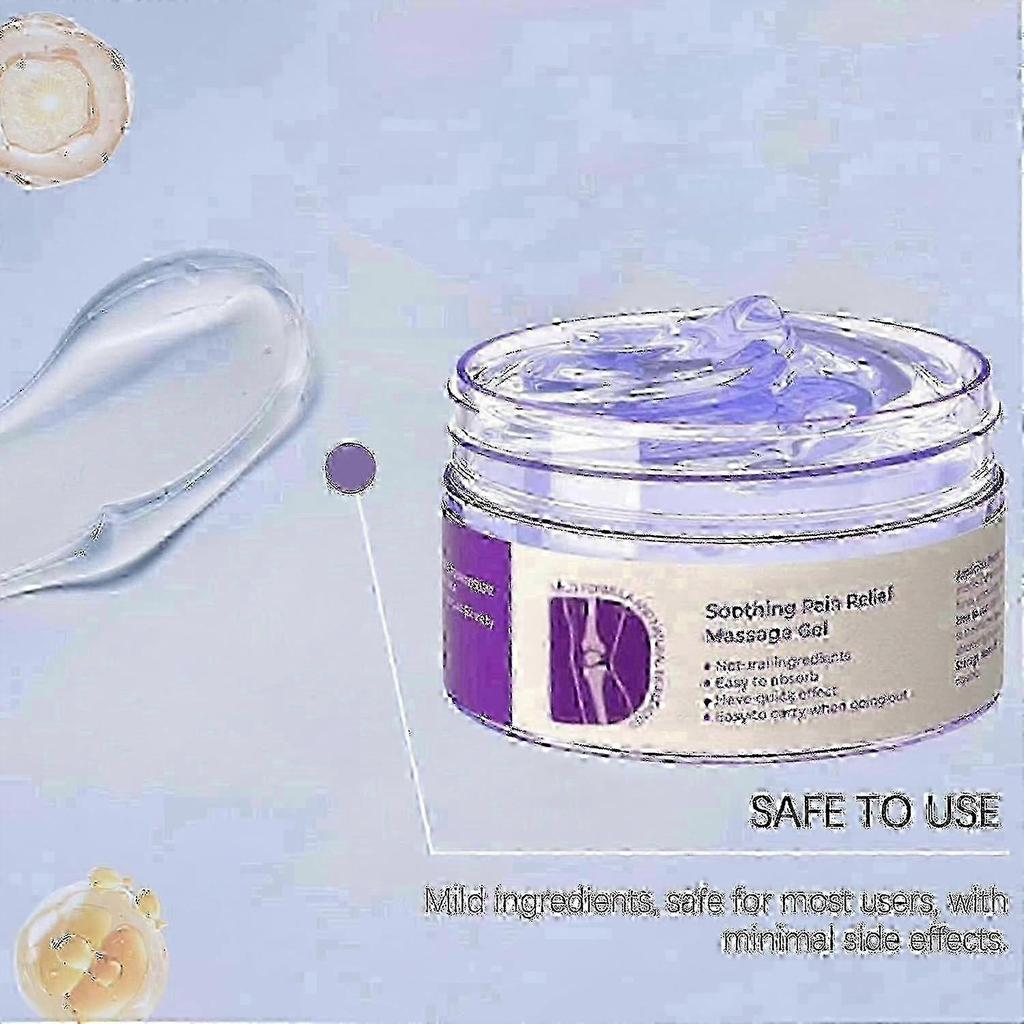 3pcs Joint Pain Relief Gel, Purple Gel for Whole Body Joint Activities, Soothes Knees, Lumbar, Neck, Hands and Feet