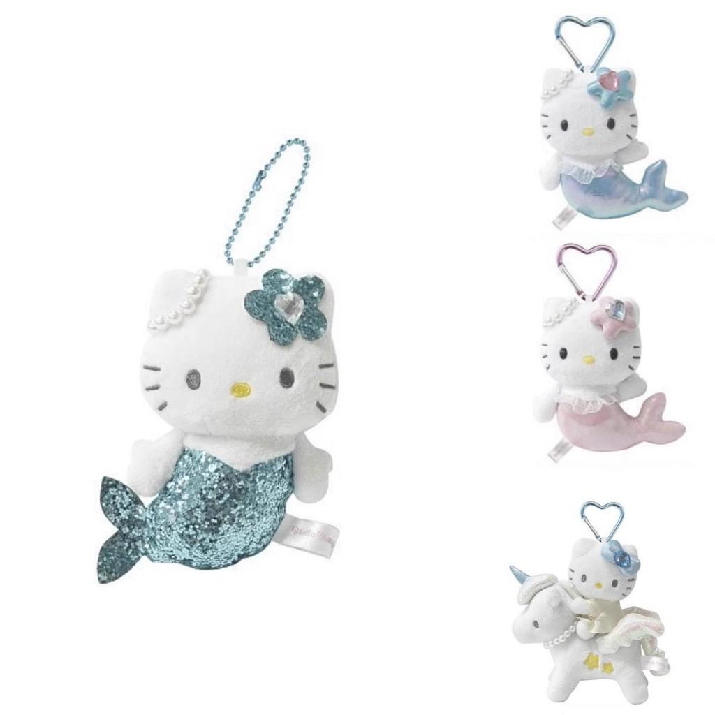 Sanrio Hello Kitty Unicorn Plush Keychain With Soft Short Pile For Cute Character Collectors