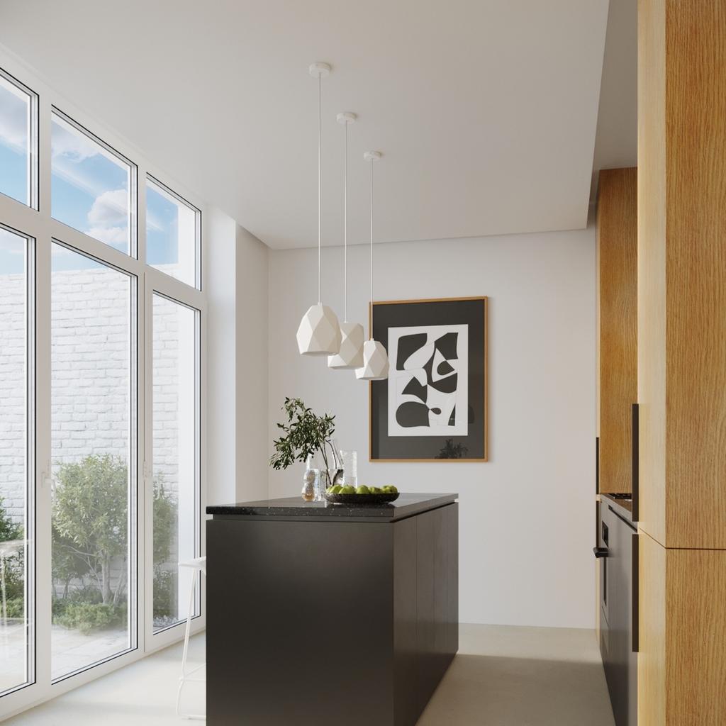 Lampa Wisząca Oasis 1 E27 Biały Lumilo 12.171.51