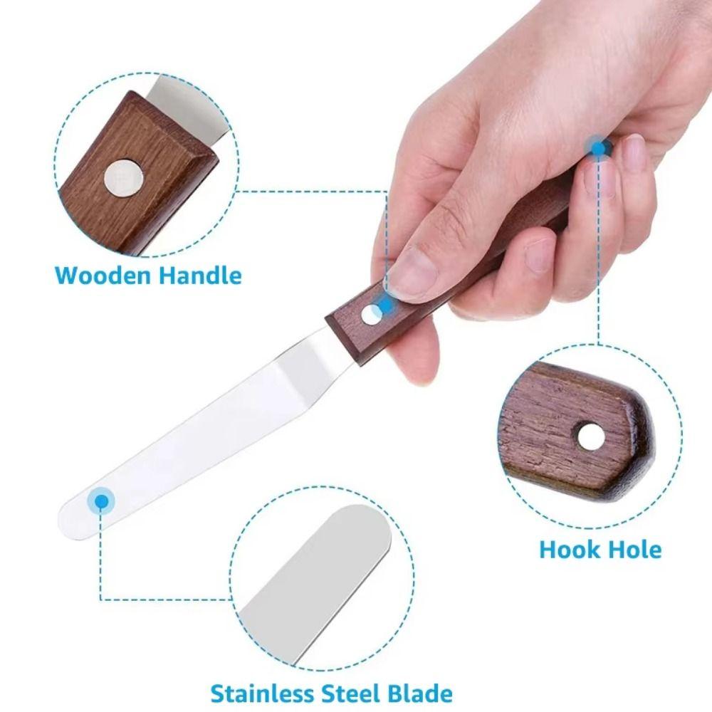 6/12Pcs Drawing Spoons Chef Plating Tools Culinary Precision Spoons  for Plates Decorating