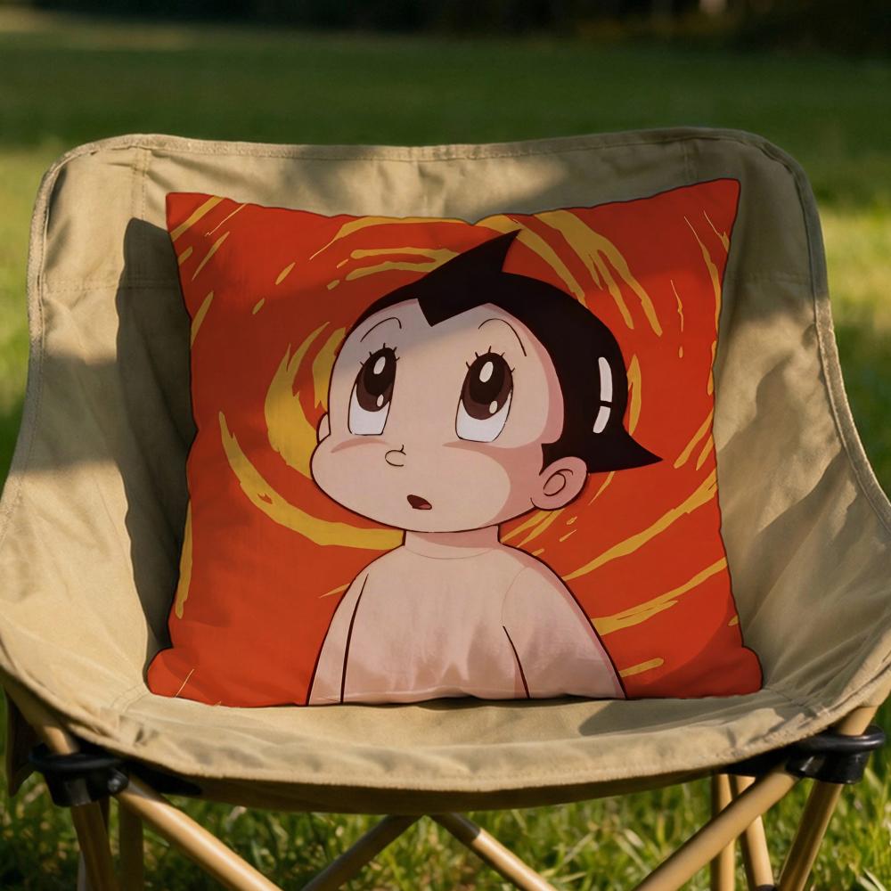 

Cartoon AAstroboyS Cushion Cover Soft Reversible Durable Pillow Cover MultiScene Use for Home Car Daily Comfort 30X30cm