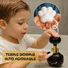 1-10PCS Cat Paw Print Foaming Soap Dispenser Refillable Black Kitten Hand Wash Bottle for Bathroom Countertop Halloween Decor