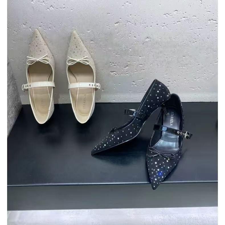 2025 spring and autumn new fashion versatile inner height increase Mary Jane shoes shallow mouth word with versatile single shoes women