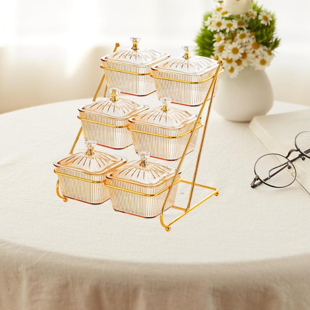 Dried Fruit Salad Plate Nuts Tray Appetizer Tray Food Storage Tray for Cookies Nuts