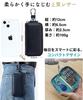 Ventury Men's Key Case, Smart Key Case, Genuine Leather, Card Case, Carabiner Included, dark brown