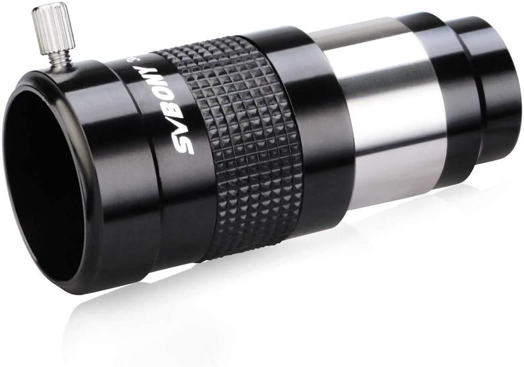 SVBONY Barlow Lens 3x Chromatic Aberration Magnifying Telescope Astronomical Telescope Accessory Corrector, Correction, 1.25-inch (31.7mm Diameter),