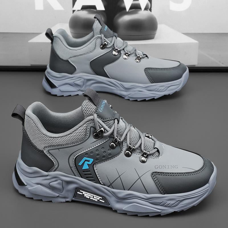 

2025 spring new versatile little white shoes men s sports casual dad shoes ins board shoes men s sports fashion trendy shoes 44 серый