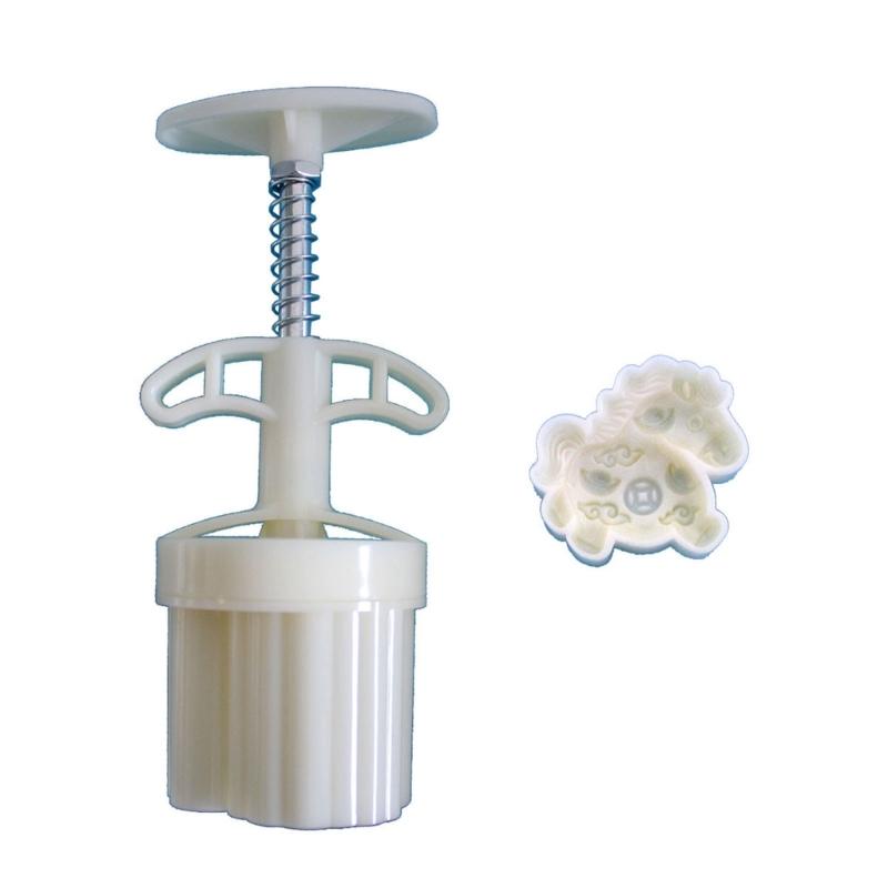 

Easy To Use Hand Press Miniature Horse Cake Stamps Baking Molds For Homemade Cookie and Festival Treat