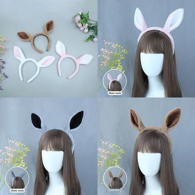 Cute Simulation Horse Ear Headband Kawaii Animal Ears Hair Roop  Cosplay Party