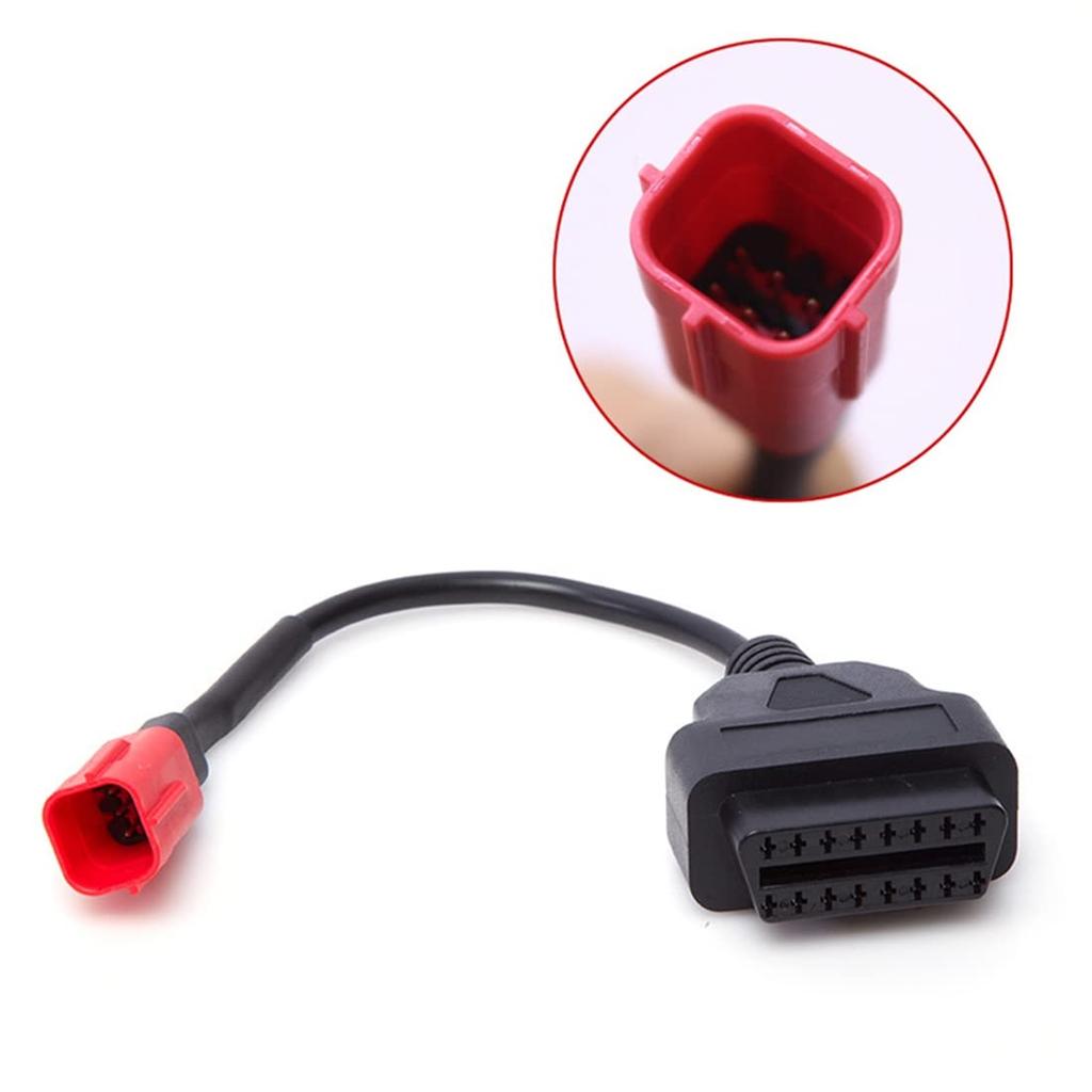 6 Pin Plug Cable Diagnostic Cable 6 Pin To OBD 216 Pin Adapter OBD Motorcycle Cable