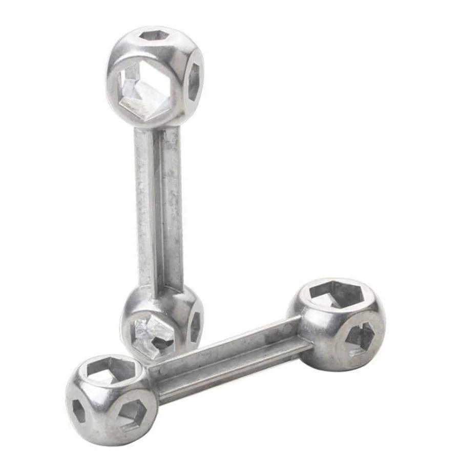 1 Pcs Multi Functional Bone Wrench, Hexagonal Screw Tool, Portable Ten In One Bicycle Hexagonal Socket Small Wrench