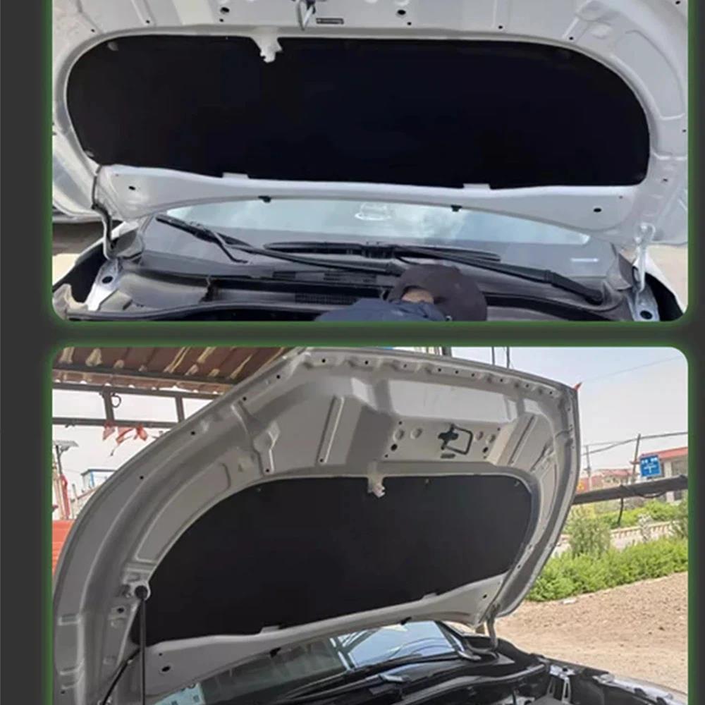 For Mazda 3 Mazda3 Axela BM BN BY 2014-2018 Car Hood Engine Insulation Pad Liner Cotton Soundproof Cover Trunk Heat Accessories Heat Shields 2