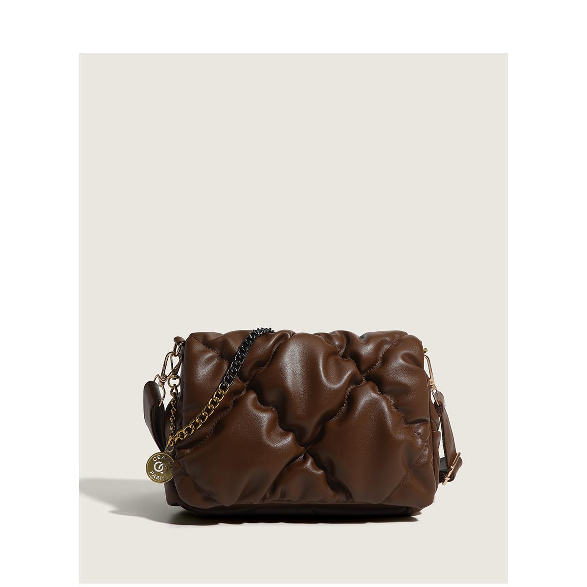 Женская сумка трендовая новая мягкая кожаная роскошная дизайнерская сумка через плечо — фото 8