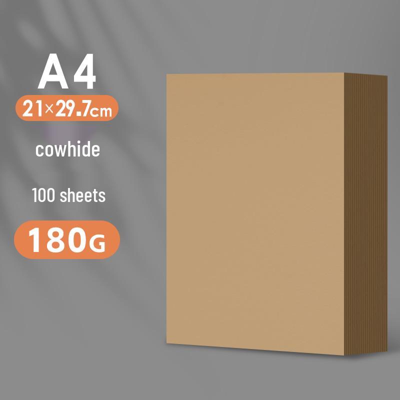 A4 White Cardstock, Black & Colored Paper, Thickened for DIY Kindergarten Crafts & Projects, A3/A4 Size.