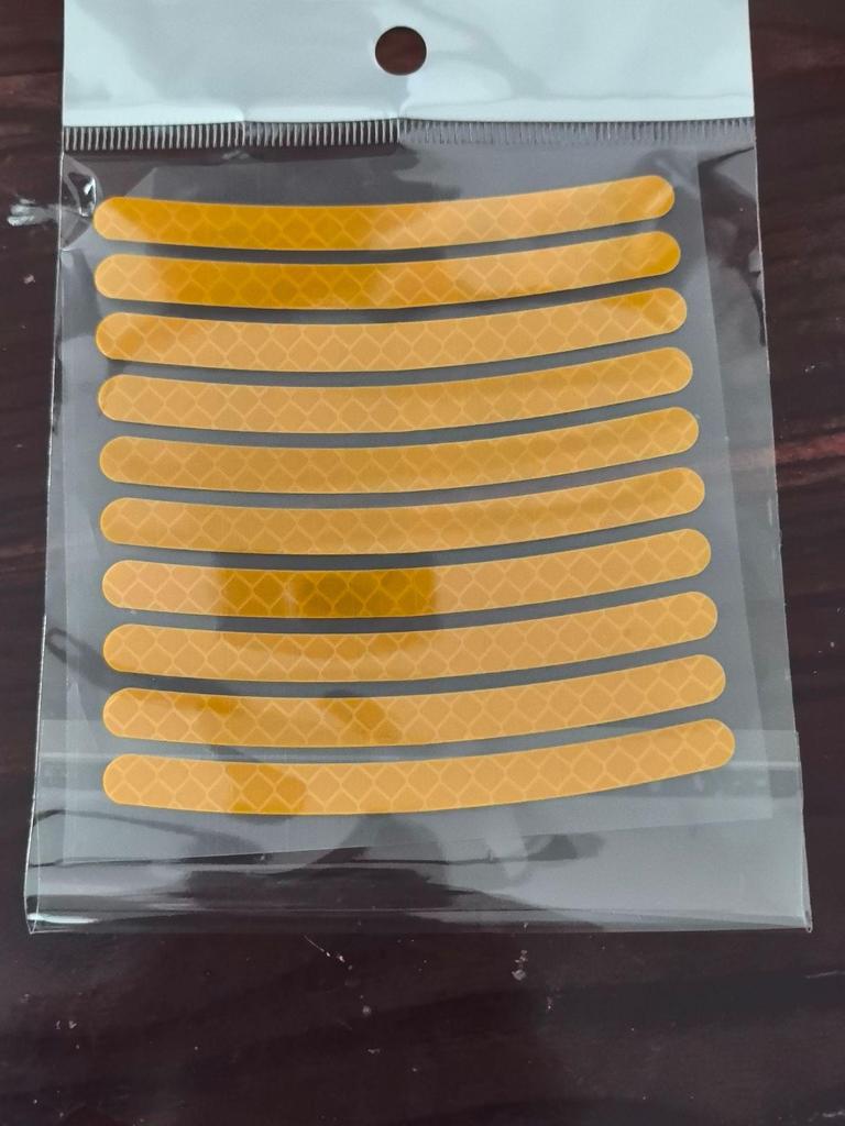 Regenbogen-Reflektor-Reifenaufkleber für Autos und Motorräder