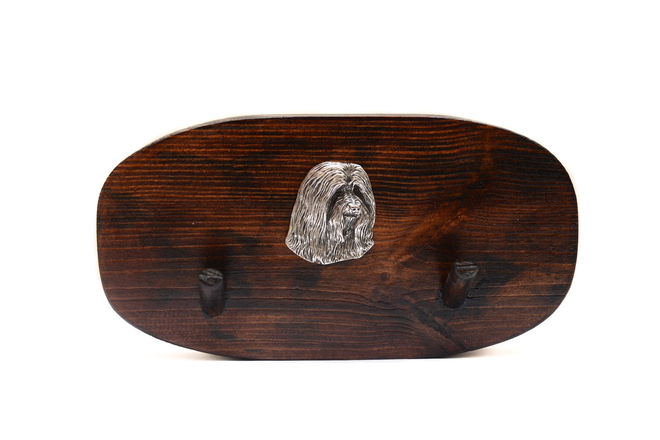 

Bearded Collie, Highland Collie, Mountain Collie - accessory rack, dog medal rack, key hooks by Art-Dog