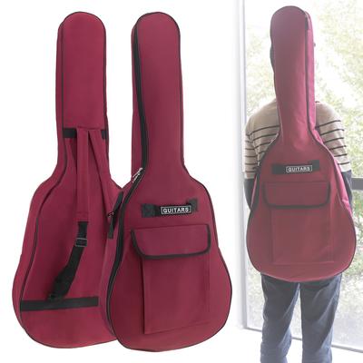 Étui de guitare en tissu Oxford 40/41 pouces, sac à dos étanche, Double sangles rembourrées en coton de 5mm