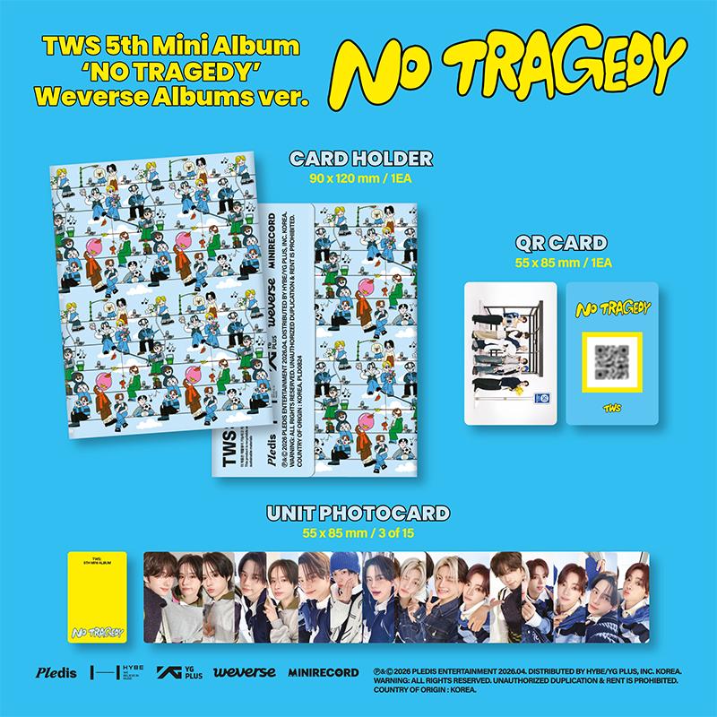 [Pre-order] TWS Mini 5th Album [No Tragedy] Weverse Albums Ver. (Online Benefit)