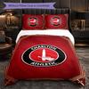 Charlton Athletic FC Bettwäsche-Set 3-teilig Bettbezuggarnitur Dekorative Bettwäsche für Jugendzimmer Heimdekoration