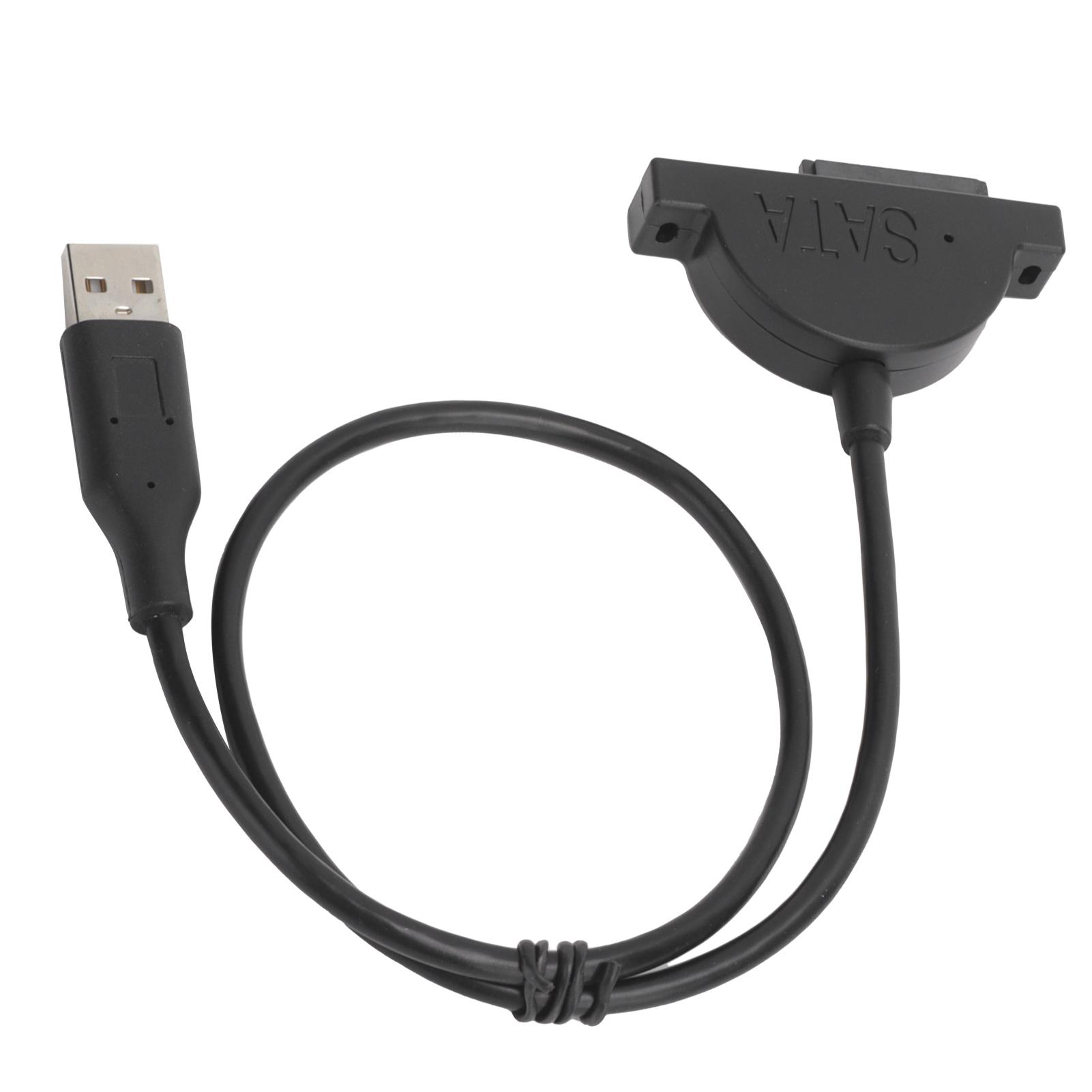 Кабель-адаптер SATA на USB 13PIN Вставной Кабель-конвертер для оптического привода ноутбука с винтом